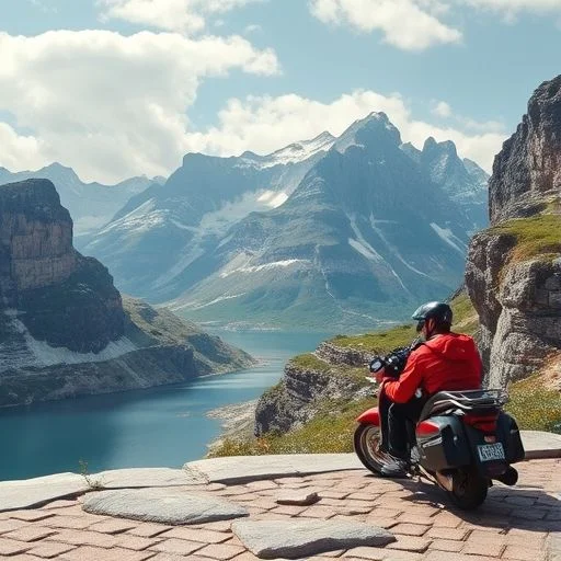 An open, leather-bound travel journal with elegant calligraphy, pressed wildflowers, and architectural sketches, evoking serene memory capture.